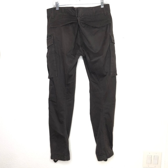 G-Star Raw Rovic Zip 3D Straight Tapered Grey Cargo Men’s Pants size 32 X 32 - Picture 8 of 16